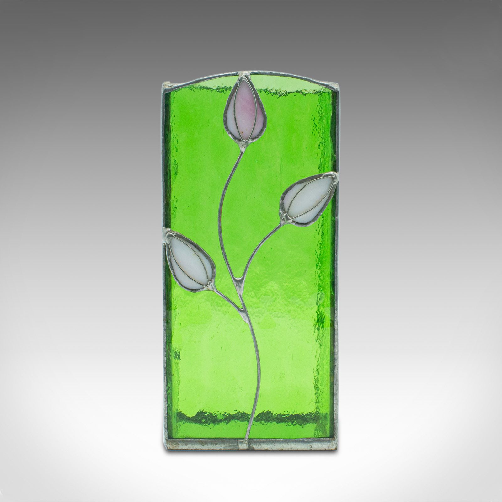 Home Decor Antique Slip Vase, English, Glass, Flower Pot, C.1910 photo