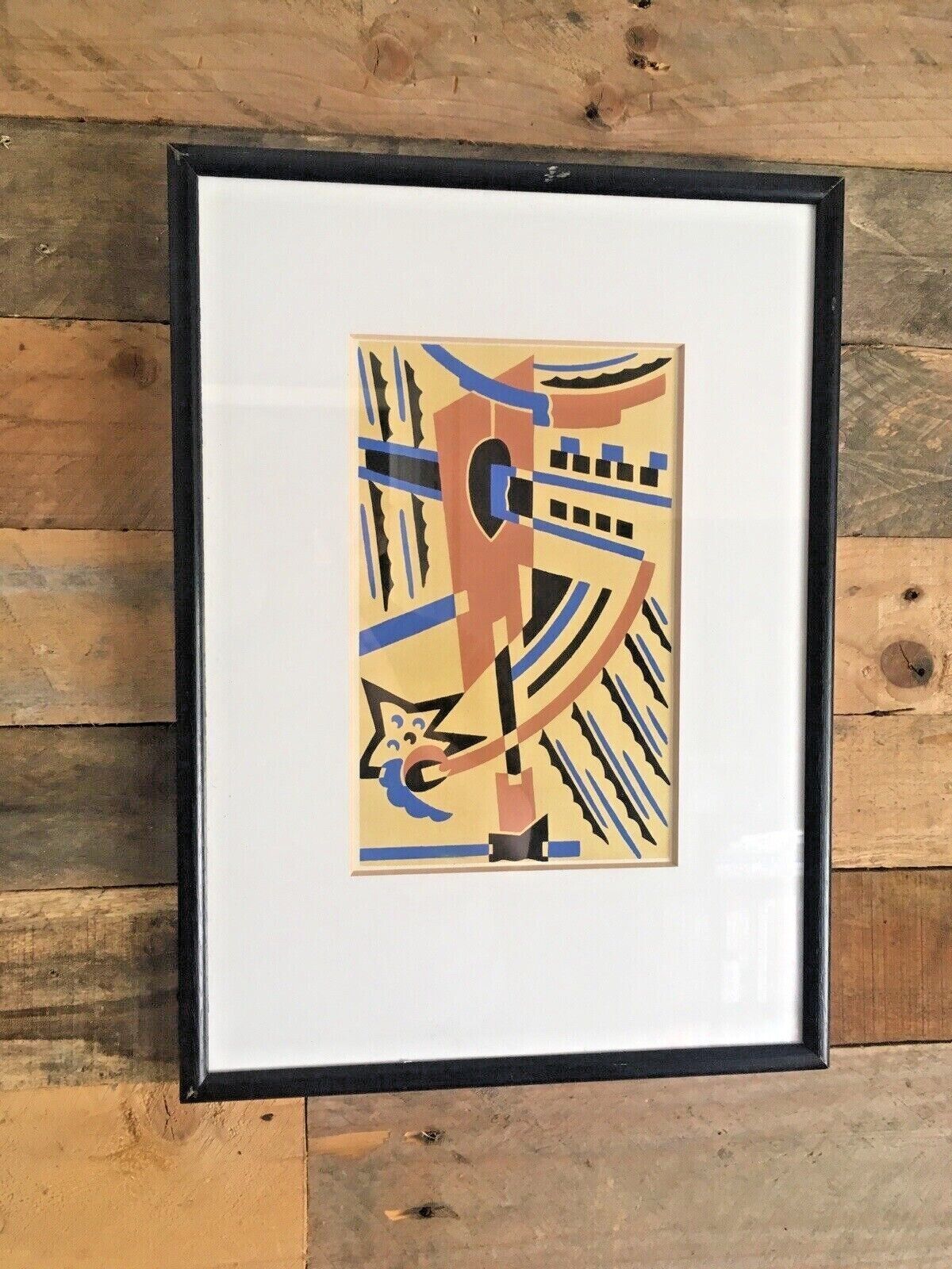 Art C1925 Serge Gladky Nouvelles Compositions Decoratives 1re Serie Pochoir Print 1st Series Stencil Plate Print photo