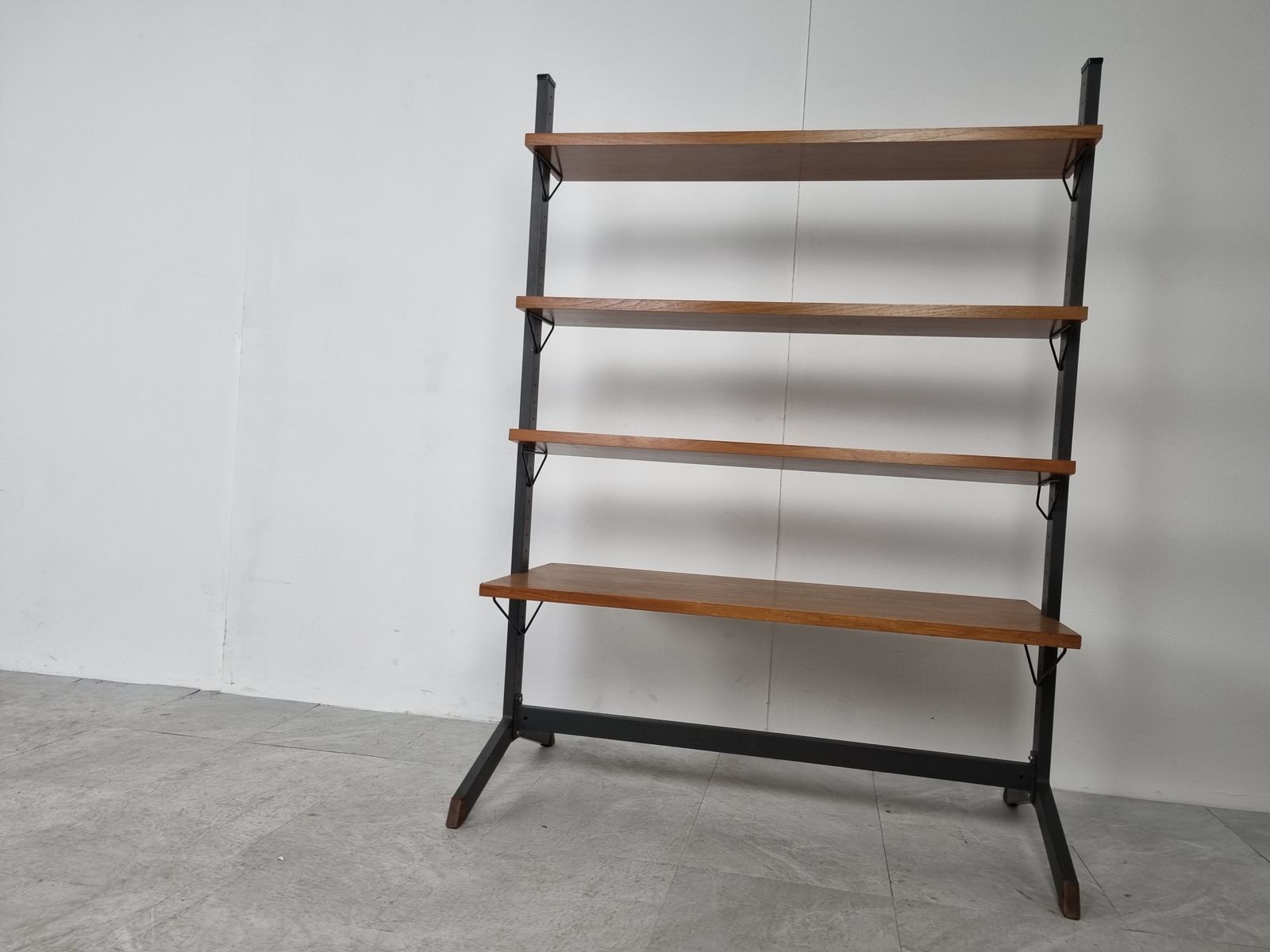 photo for sale Mid Century Bookshelf By Olof Pira For String Ab, 1960s