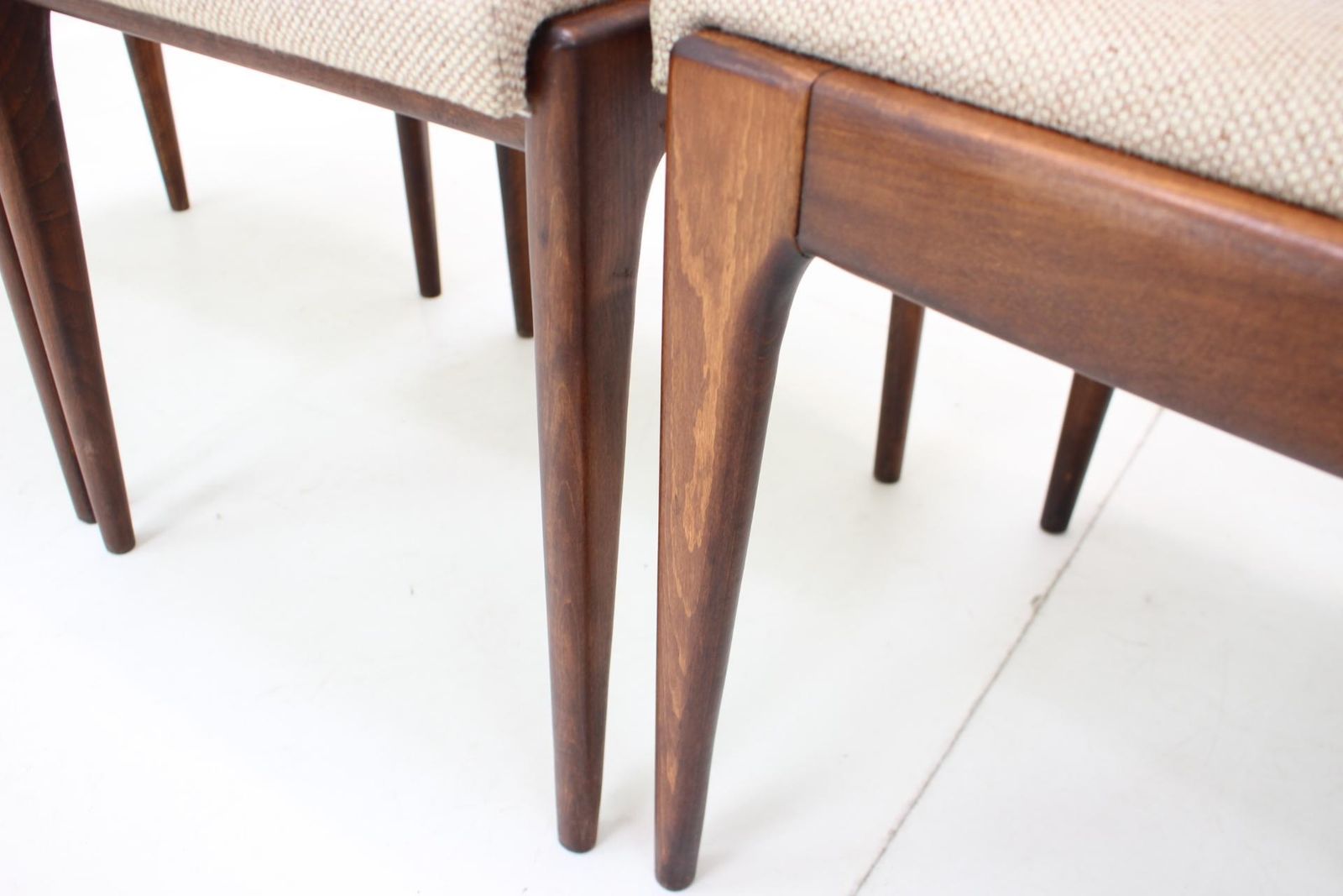 photo furniture 1970s Set Of Four Dining Chairs By Drevotvar Czechoslovakia