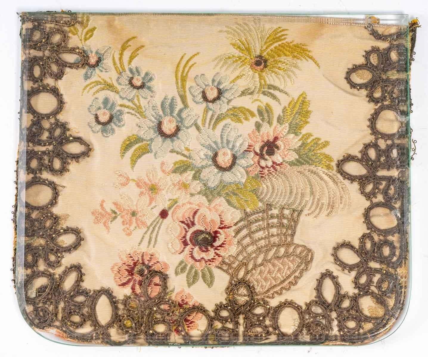 Pair Of Wall Consoles With Embroidery photo vinterior