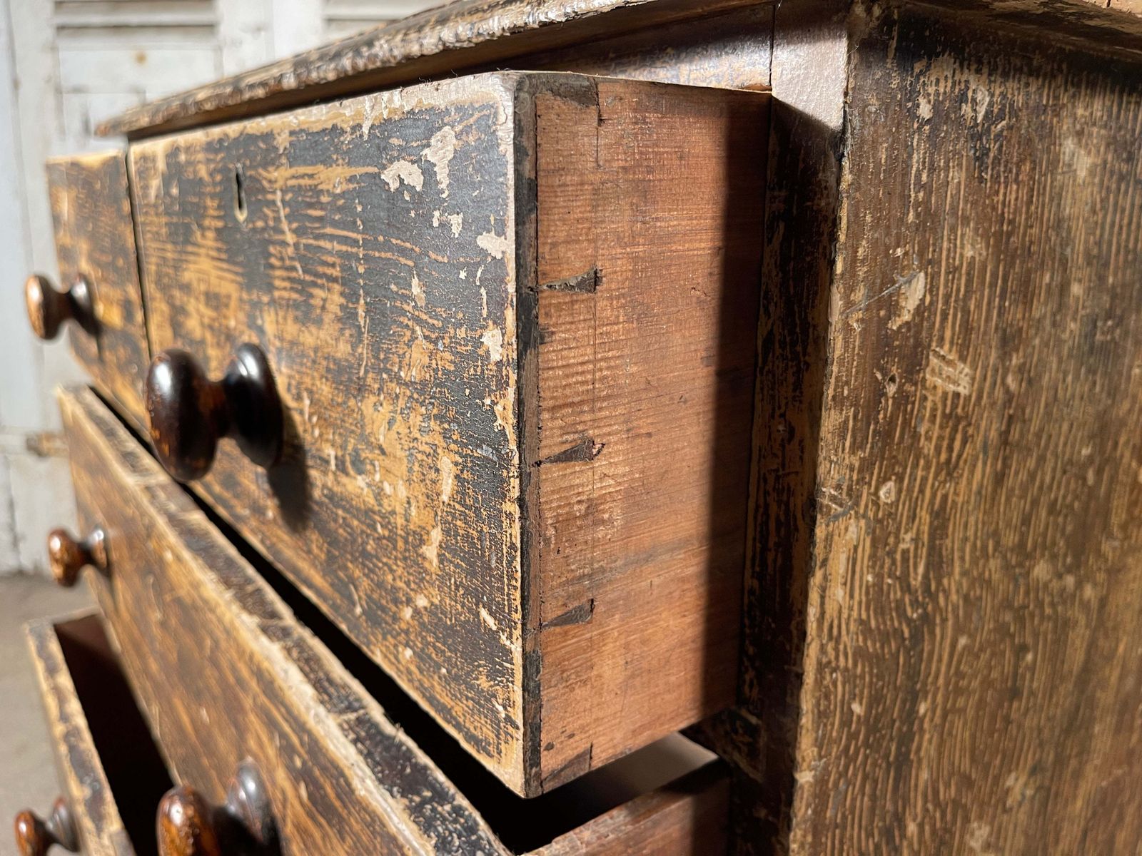 A Beautiful Antique Original Georgian Provincial Chest Of Drawers Circa 1830 photo furniture