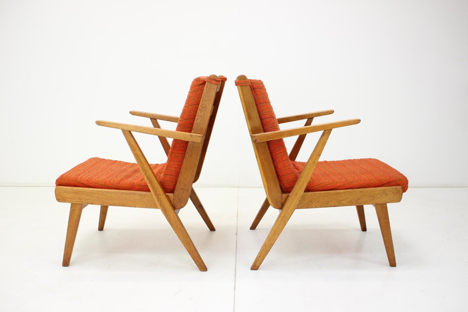 1960s Pair Of Armchairs  Czechoslovakia photo vinterior