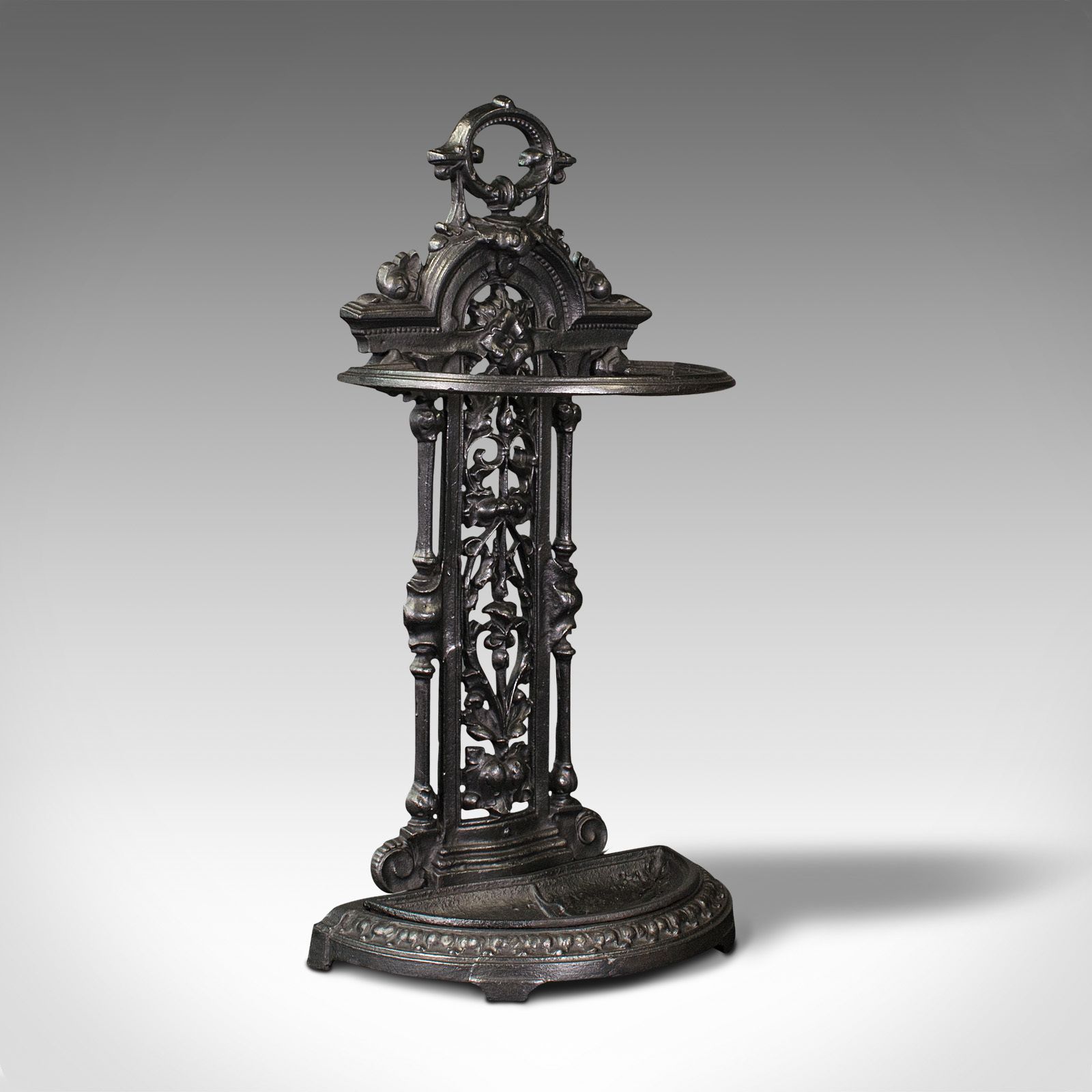 Antique Decorative Hall Stick Stand, English, After Coalbrookdale