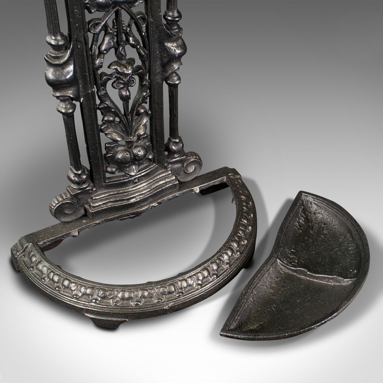Antique Decorative Hall Stick Stand, English, After Coalbrookdale photo vinterior