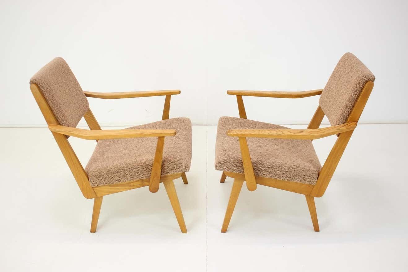 1960s Pair Of Armchairs By Krasna Jizba, Czechoslovakia photo buy