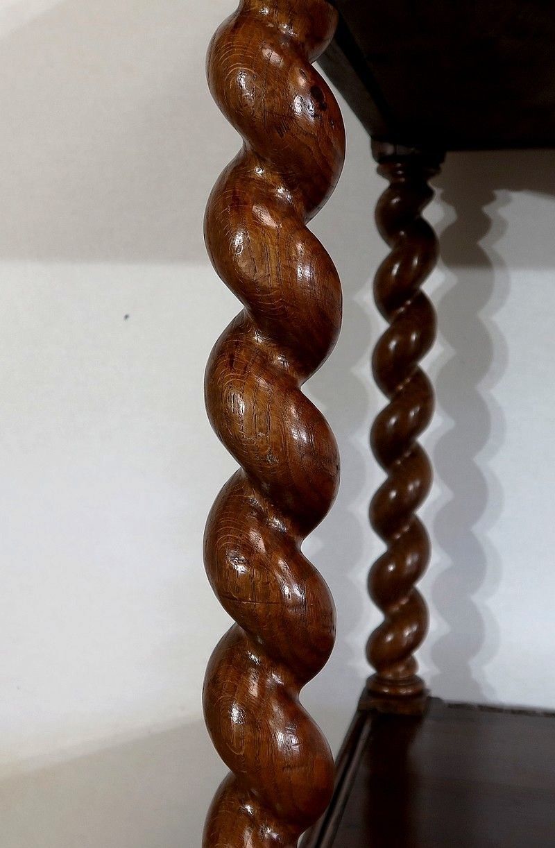4748.3 Important Lectern In Solid Oak, Louis XIII Style, Late 19th Century photo