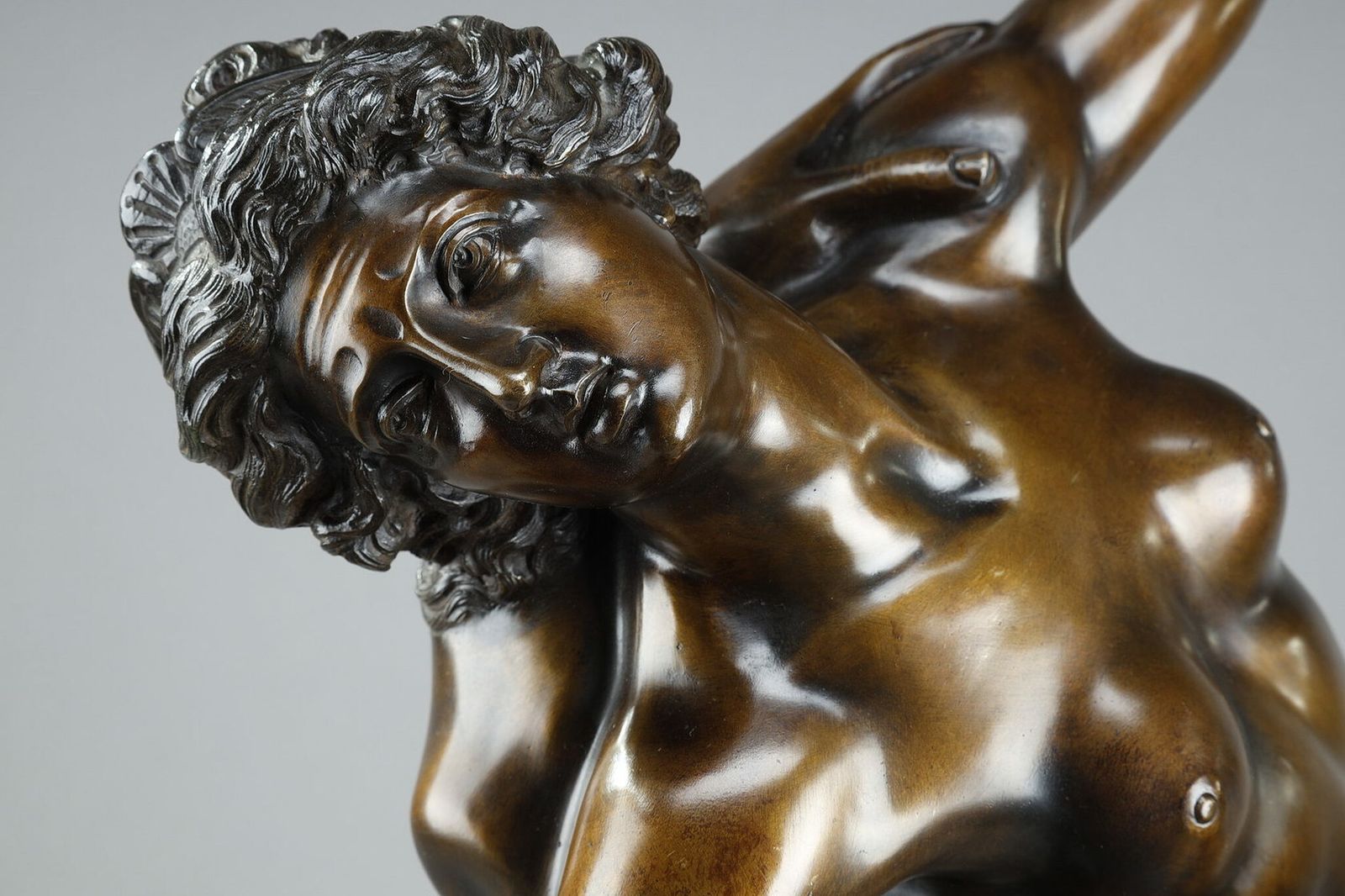 photo for sale Very Important Bronze "Abduction Of A Sabine Woman" After Jean De Bologne, 19th Century