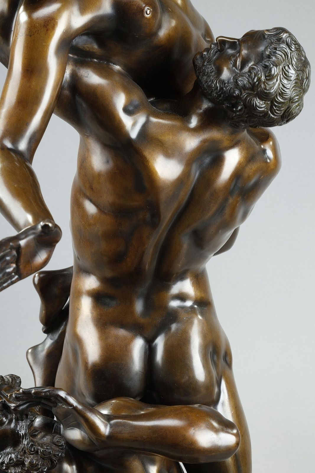 Art Very Important Bronze "Abduction Of A Sabine Woman" After Jean De Bologne, 19th Century photo