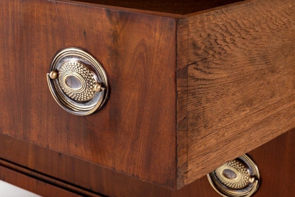 photo for sale Regency Cylinder Desk Mahogany Furniture 19th Century