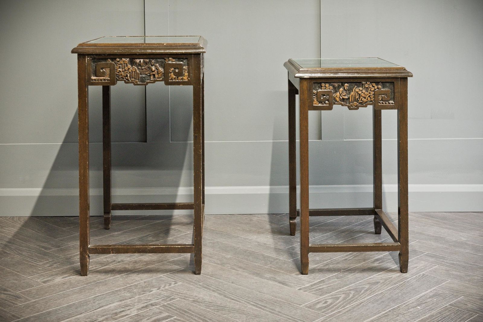 Chinese Carved Quadruple Nest Of Tables photo vinterior