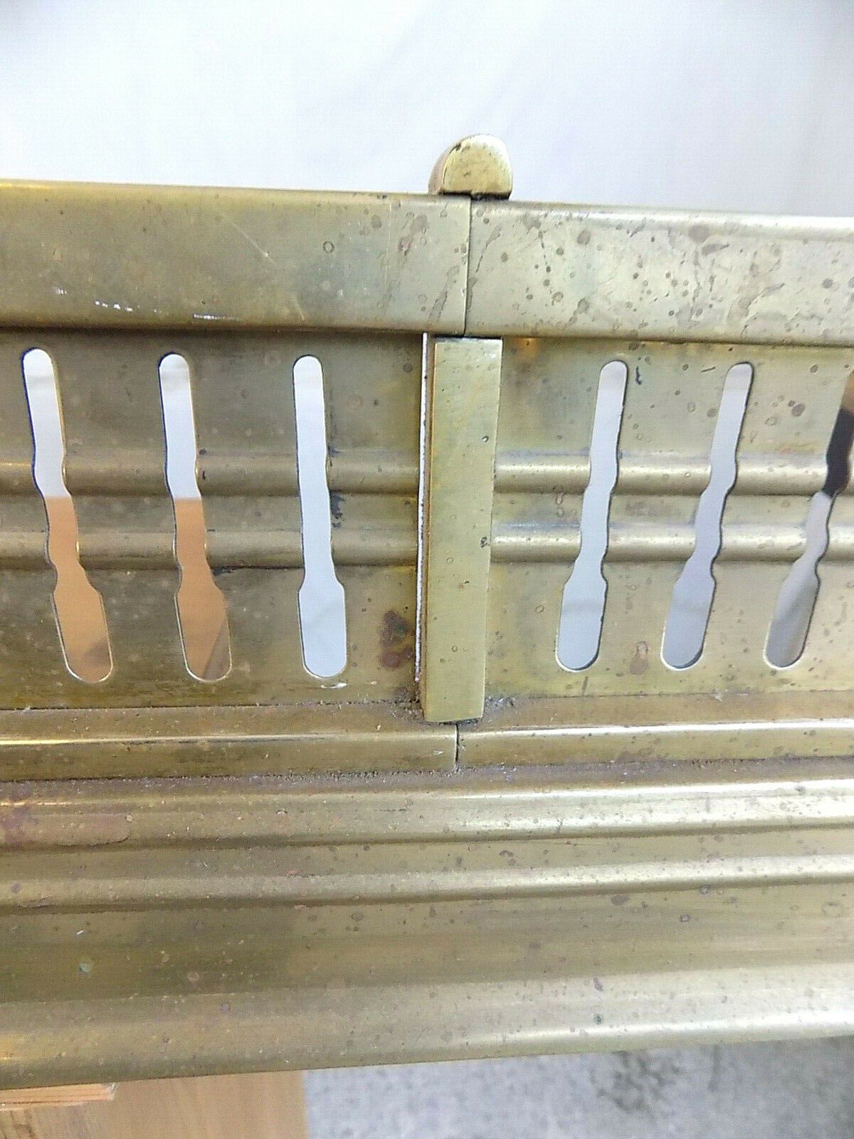 Antique Fireplace Fender Brass Fireplace Fireplaces And Accessories Fire Fender photo for sale