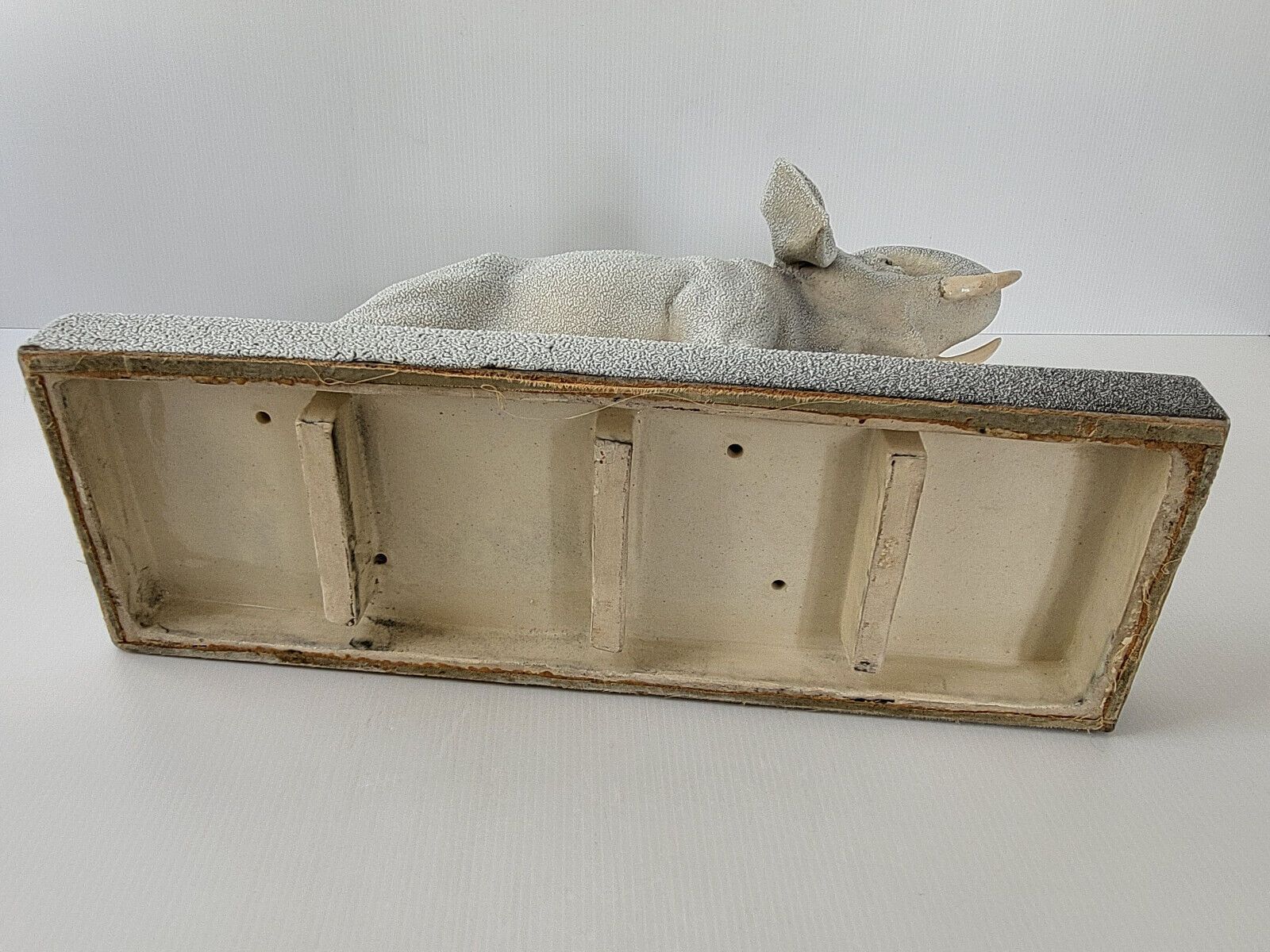 photo for sale Important Vintage Elephant 1960 In Sevres Ceramic Pearl Crispee 60s 1960s