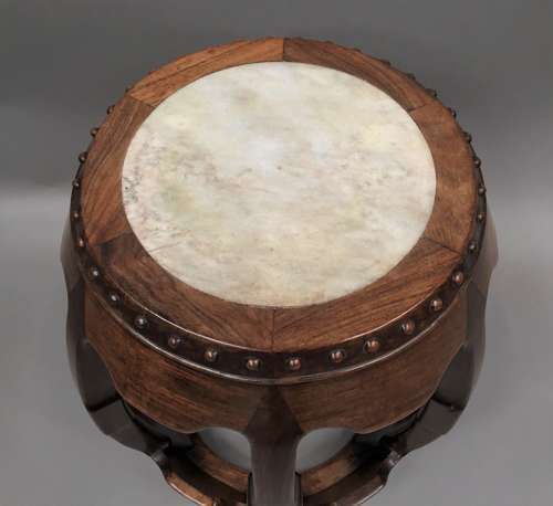 1595.0 C19th Chinese Hongmu Low Occasional Table / Stand photo