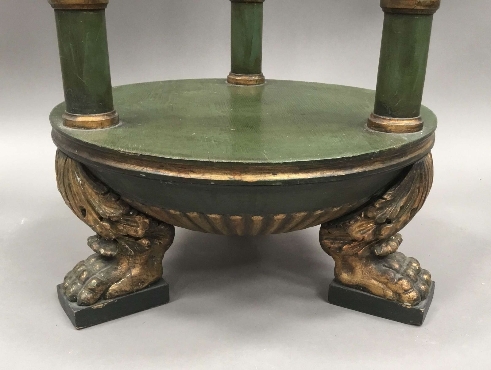Impressive C19th Pair Of Painted Swedish Occasional Tables / Stands photo vintage
