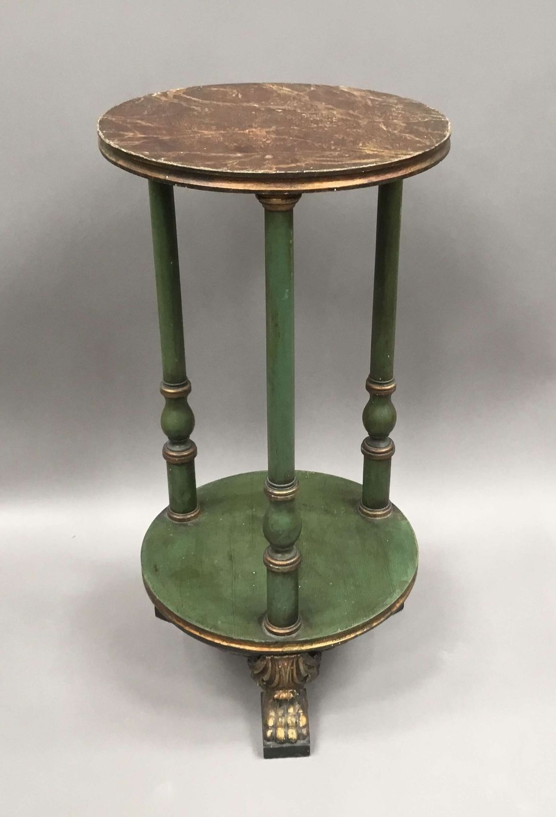 photo for sale Impressive C19th Pair Of Painted Swedish Occasional Tables / Stands