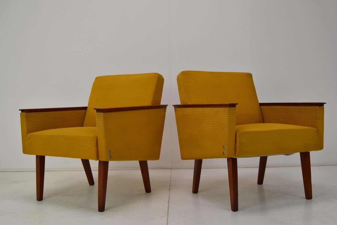Set Of Two Armchairs Czechoslovakia,1960's photo Furniture