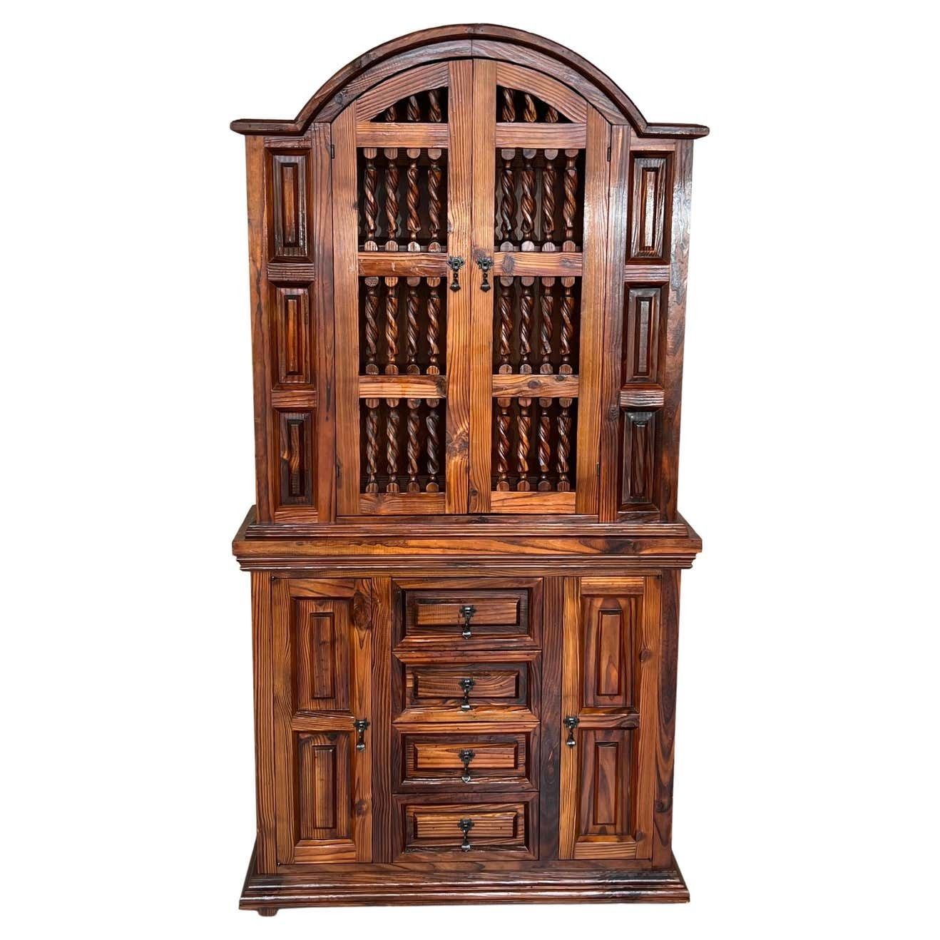 20th Century Cupboard Or Cabinet Pine Spain, Restored photo furniture