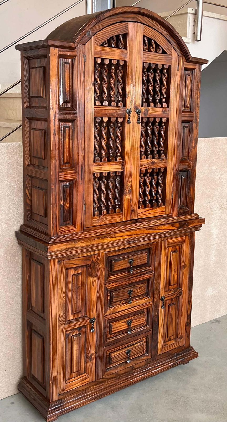 20th Century Cupboard Or Cabinet Pine Spain, Restored photo for sale