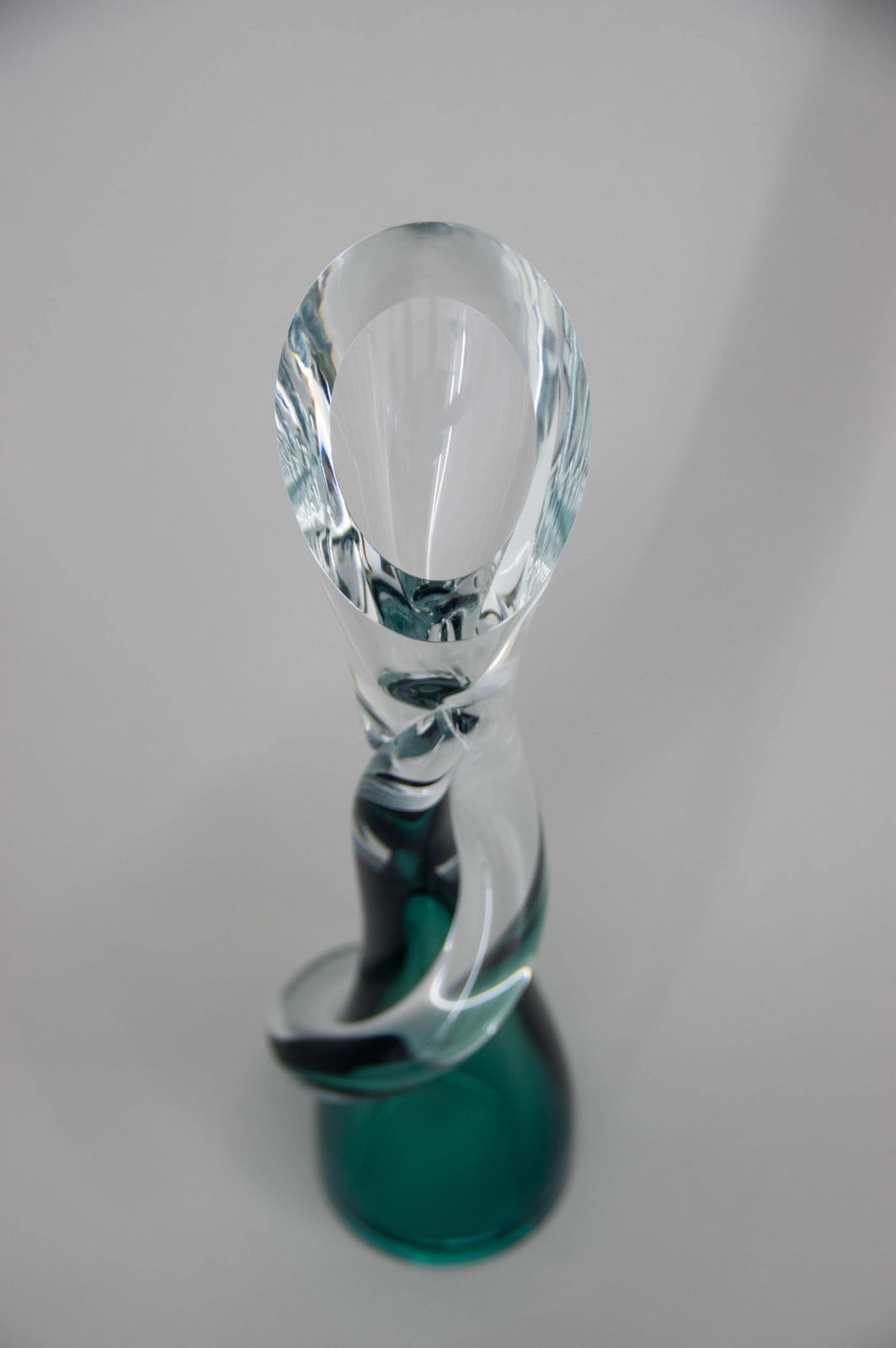 Art Glass Vase, Czechoslovakia, 1960s photo vintage