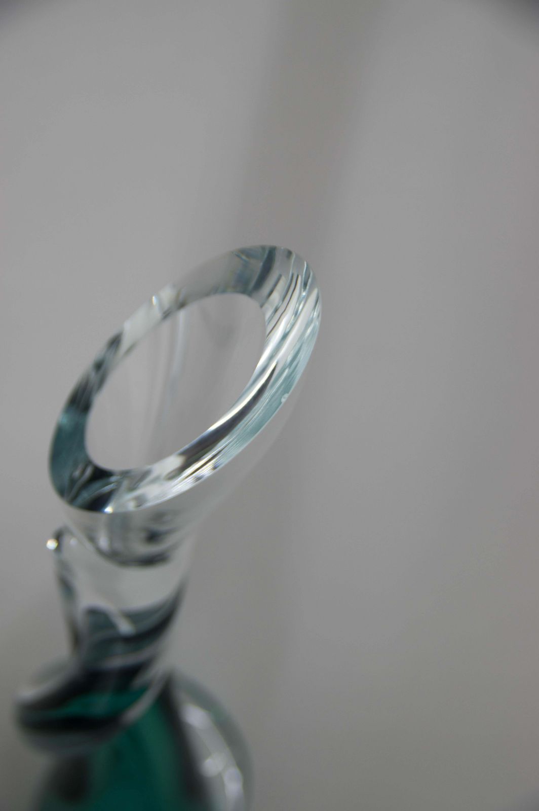 photo furniture Art Glass Vase, Czechoslovakia, 1960s