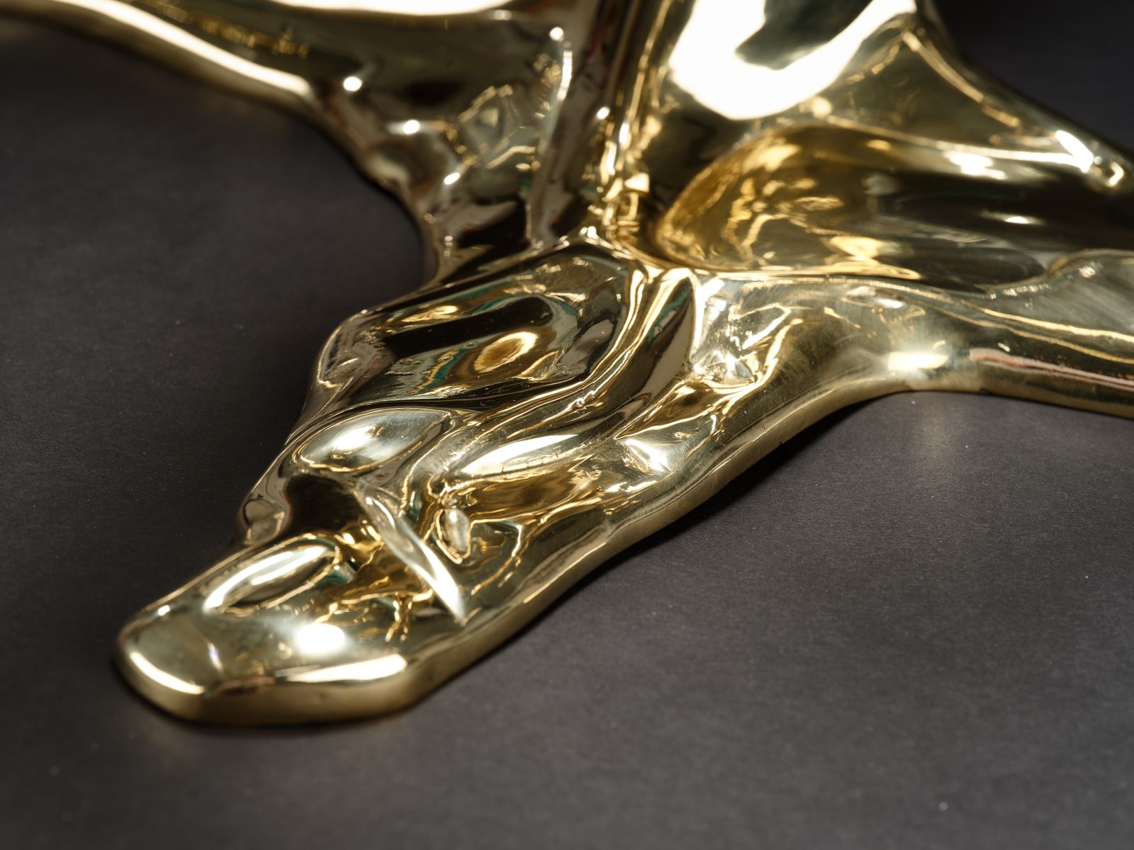 photo furniture Stunning Mid Century Polished Brass "Bonsai Tree" Coffee Table In The Manner Of Willy Daro, Belgium Circa 1970’s