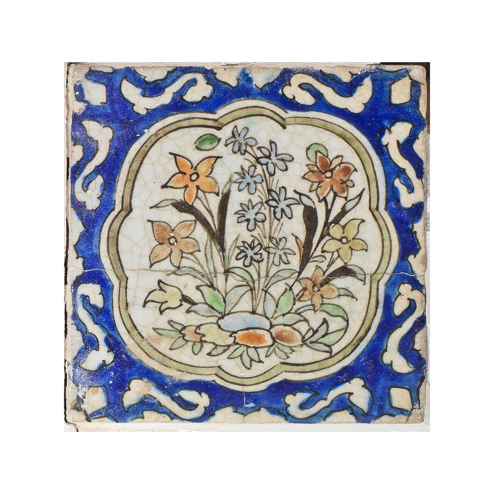 Four Kubachi Pottery Tiles, 17th Century photo furniture