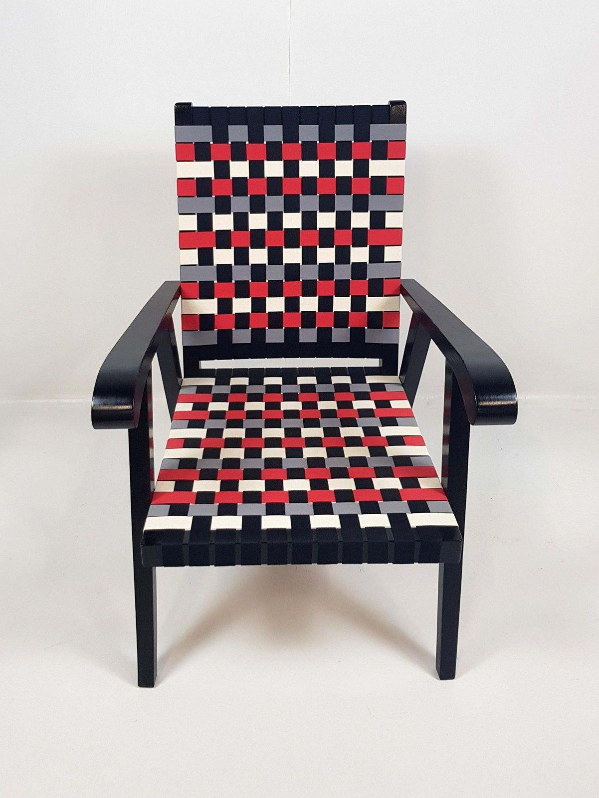 photo vinterior Set Of Unique Modernist Armchairs, 1950's