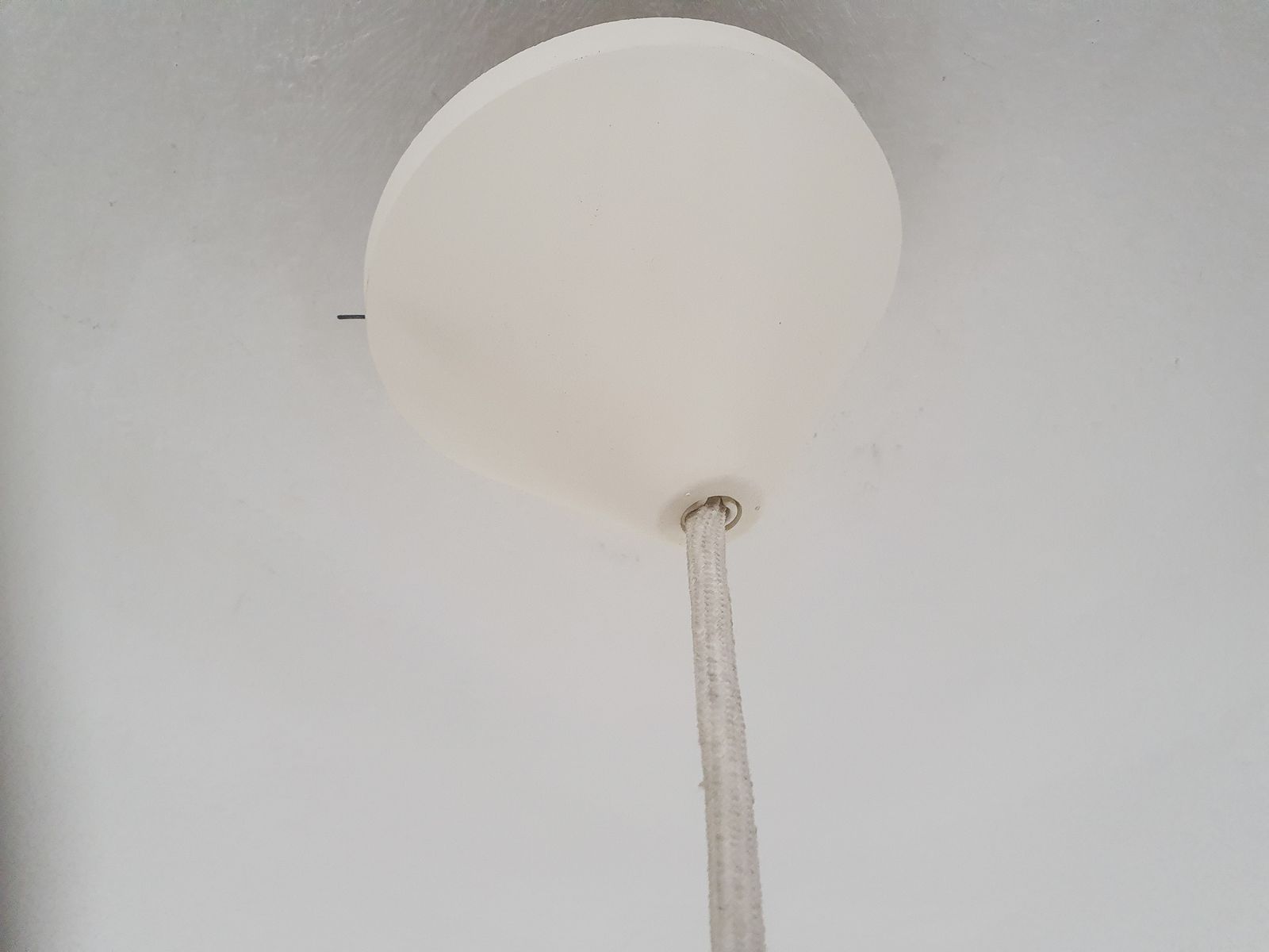 Peill And Putzler Glazen Bol, Hanglamp, Duitsland Ca. Jaren 1970 photo vinterior