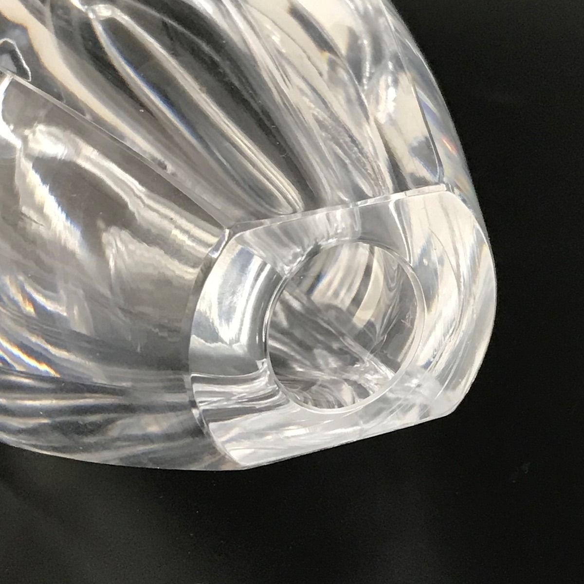 photo furniture Signed Mid Century Scandinavian "Ventana" Glass Vase By Mona Morales Schildt For Kosta, Sweden, 1950s