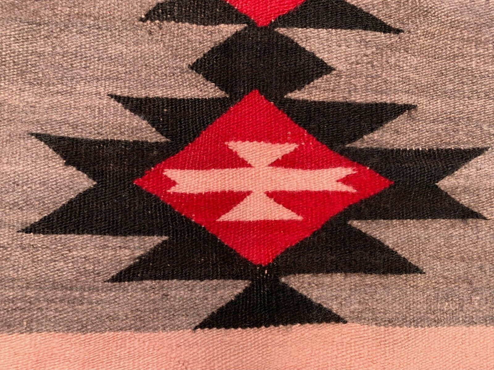 Genuine 1920 1930 Navajo Kilim Rug 132x95 Cm Native American Wool Decor Medium photo vinterior