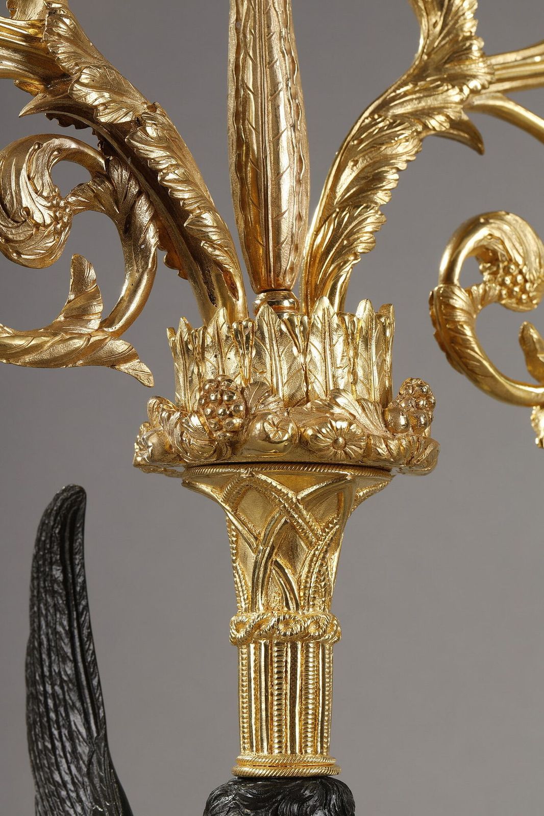 photo buy Pair Of Candelabras "Aux Sphinges" Directoire Period