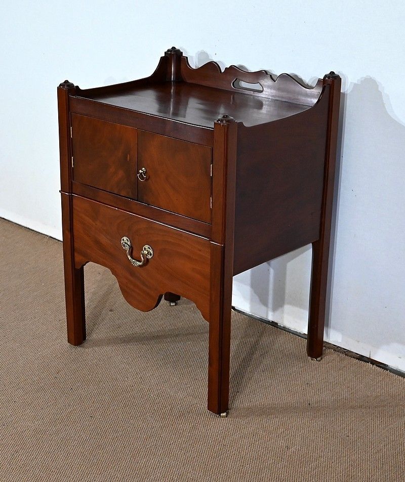 Travel Toilet Montauban In Solid Mahogany – Late 18th Century photo furniture