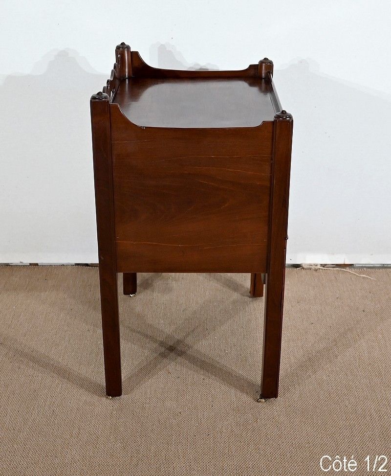 photo vinterior Travel Toilet Montauban In Solid Mahogany – Late 18th Century