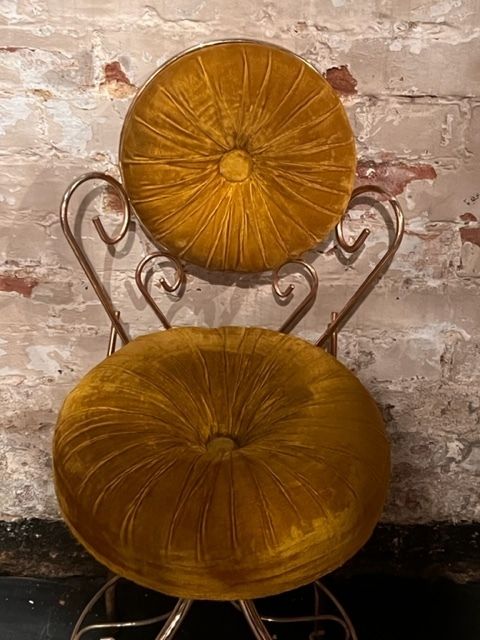 50's Boudoir Bedroom Dressing Chair photo for sale