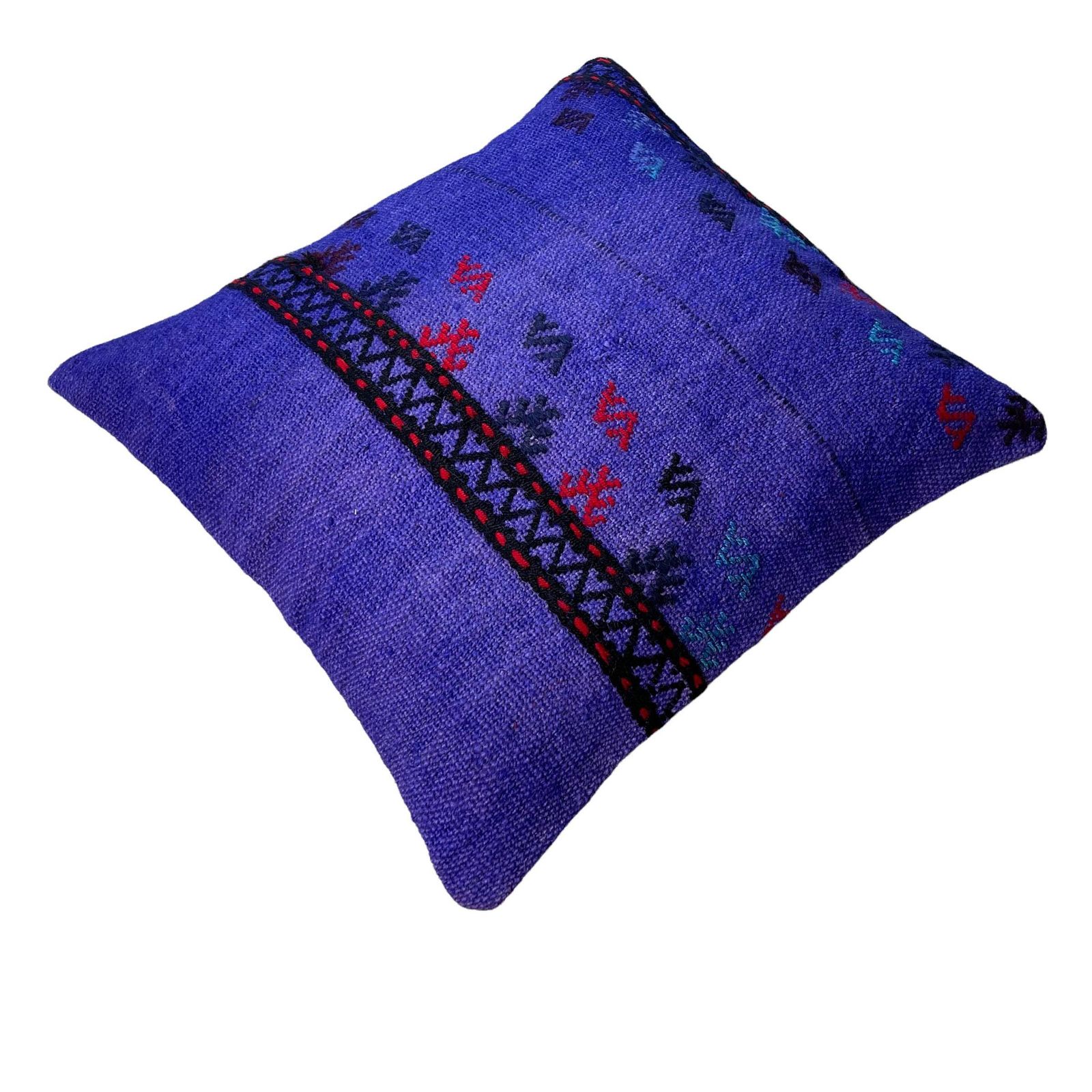 Kilim Pillow Cover Meditation Bench Kelim Teppich Boho 45x45 Cm Kilim Cushion Sofa Turkish Pillow photo 66.0