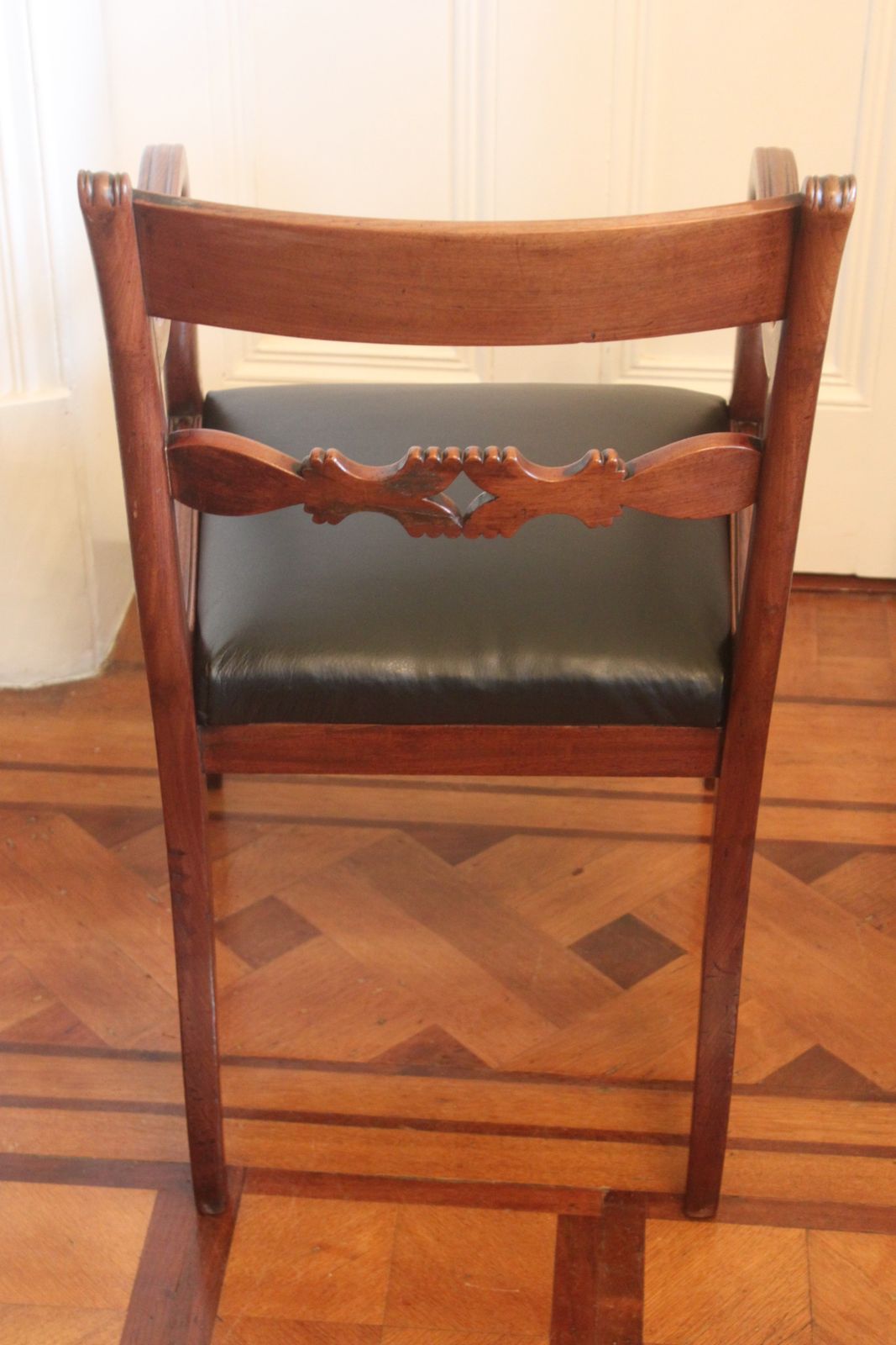 Regency Period Mahogany Desk Chair photo for sale