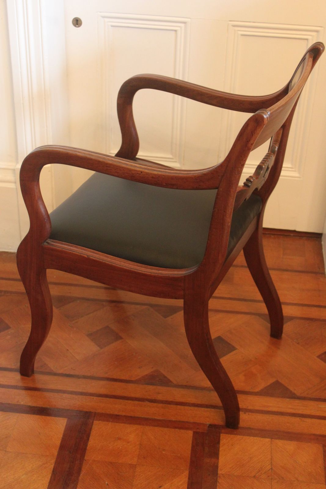 Regency Period Mahogany Desk Chair photo Furniture
