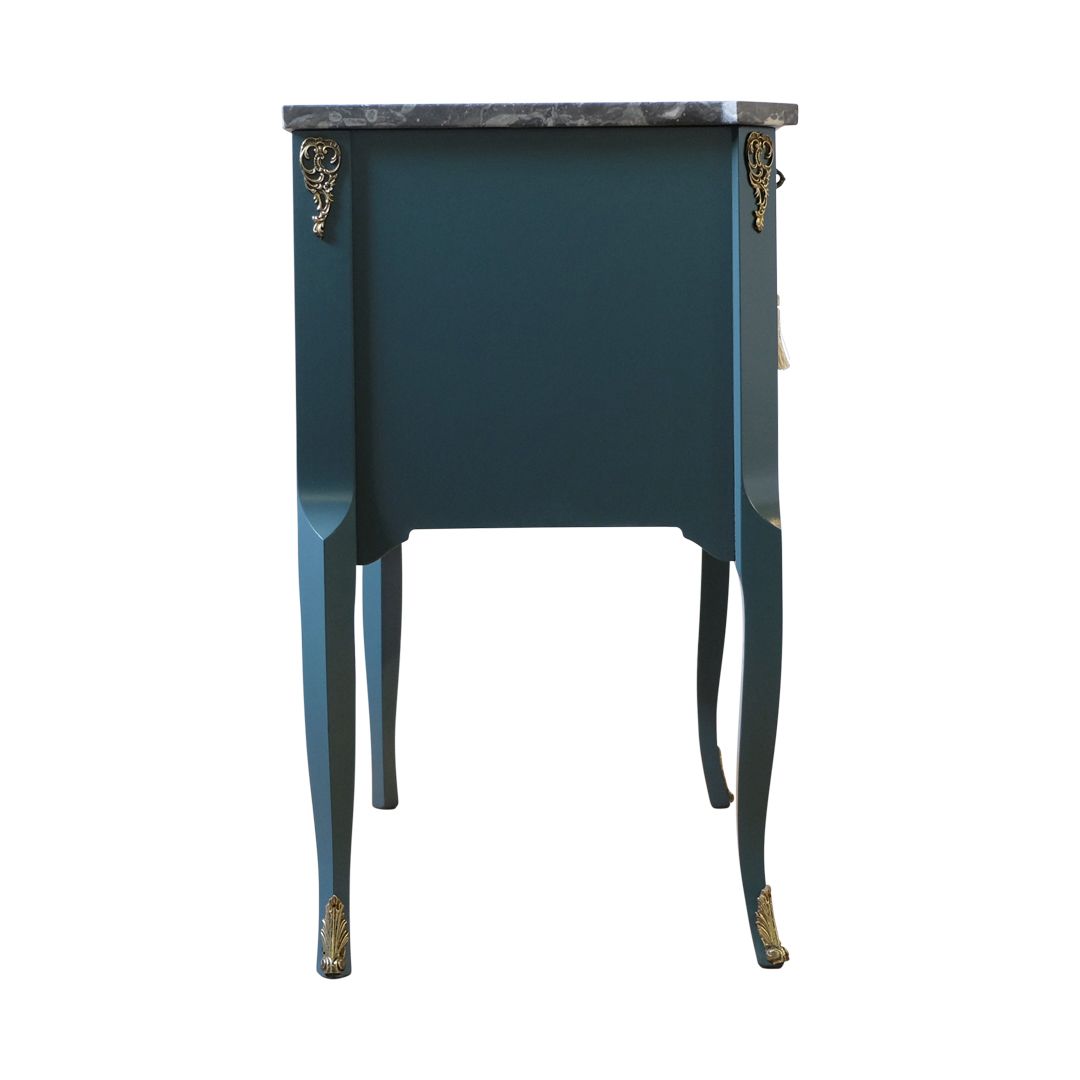 Gustavian Style Commode With Green Finish photo buy