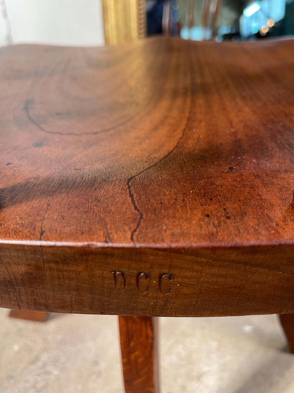 Antique English Elm Captains Desk Chair Circa 1900 photo 395.0