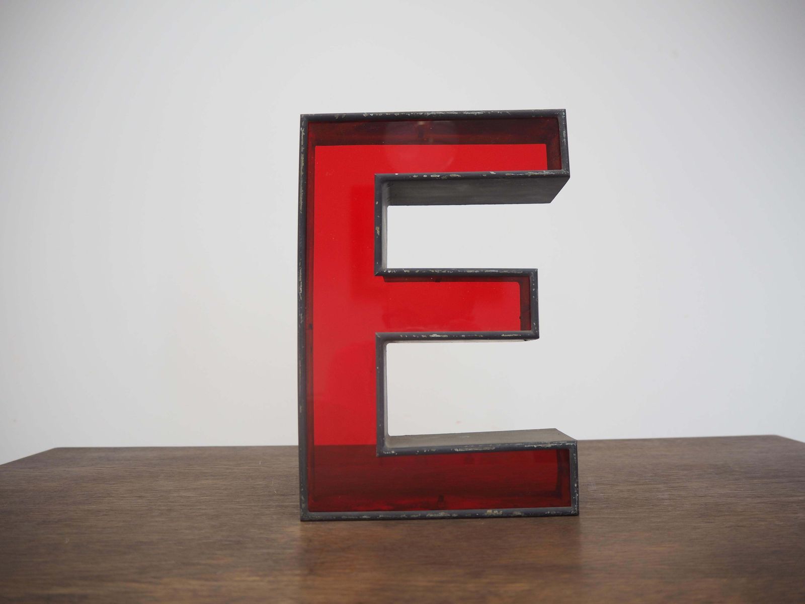 Industrial Iron Desk Decoration Letter Sign, 2000s photo furniture