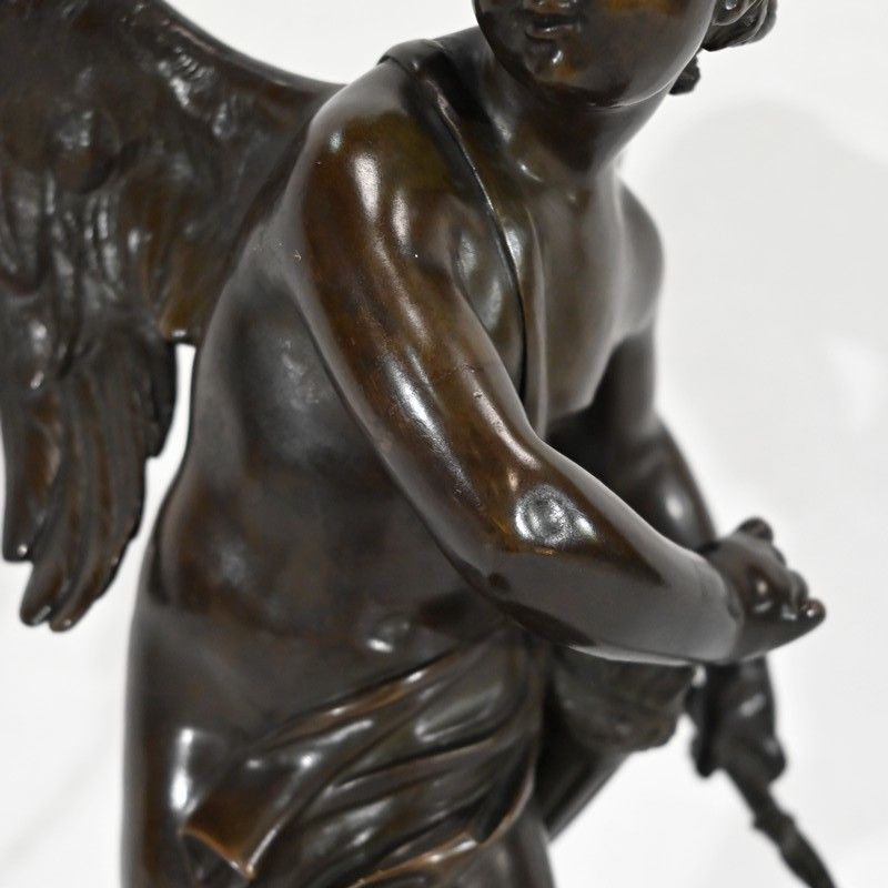 Bronze “Cupid”, After L S. Boizot – Late 19th Century photo vintage