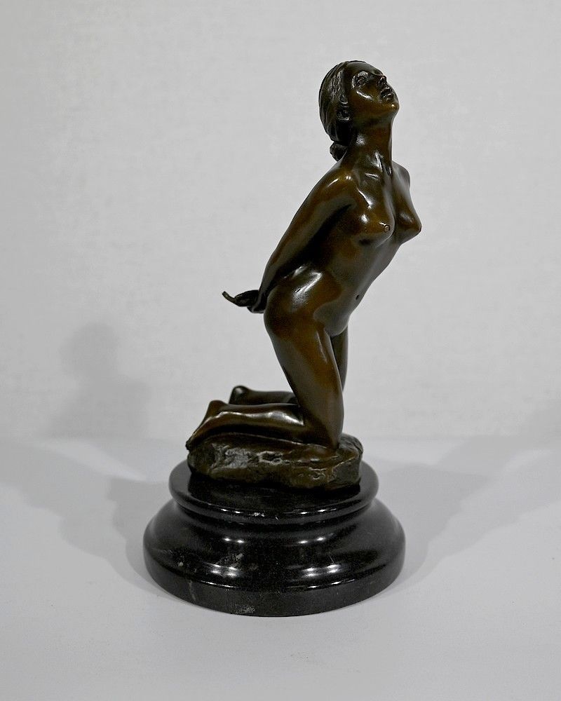 Bronze “Female Nude” By A. Cesaro – 20th
