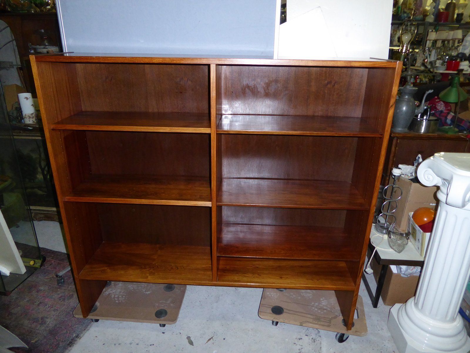 Danish Palissander Wood Bookcase Shelving Cabinet photo Furniture