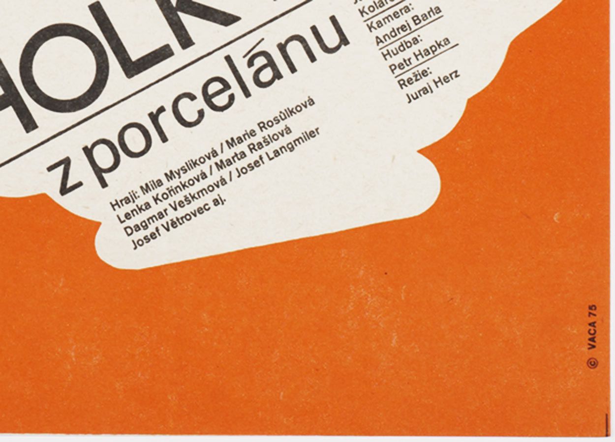 Movie Poster, Girls From A Porcelain Factory, Karel Vaca, 1975 photo furniture