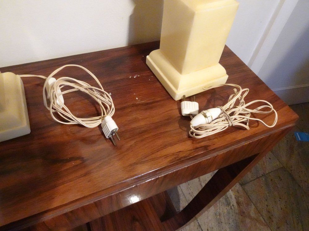 photo buy Belgium Lacquered Alabaster Grapes Table Lamps By Freddy Rensonnet, 1970s, Set Of 2