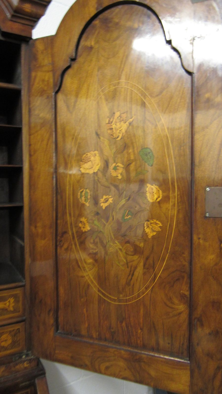 18thc Marquetry Buro Bookcase, 18th Century And Earlier photo 9250.0