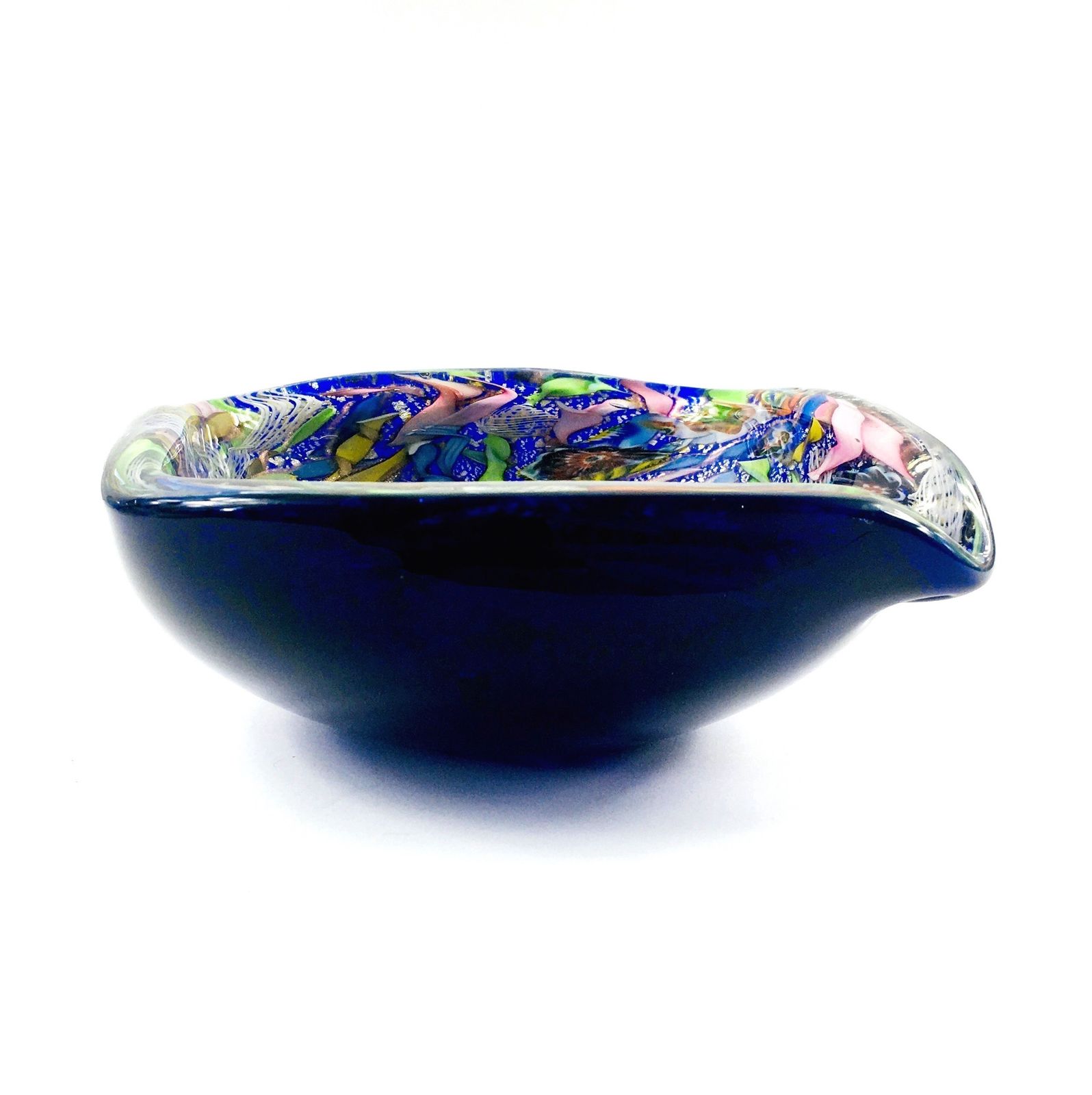photo furniture Large Murano Tutti Frutti Art Glass Bowl / Vide Poche By Dino Martens For Aureliano Toso, Italy, 1960s