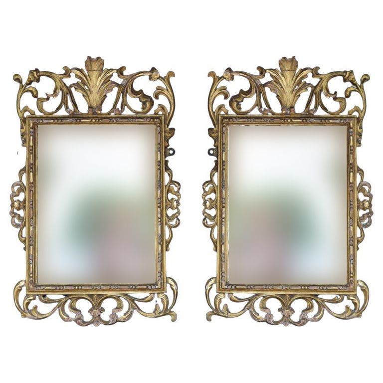 Carved Pine Mirrors