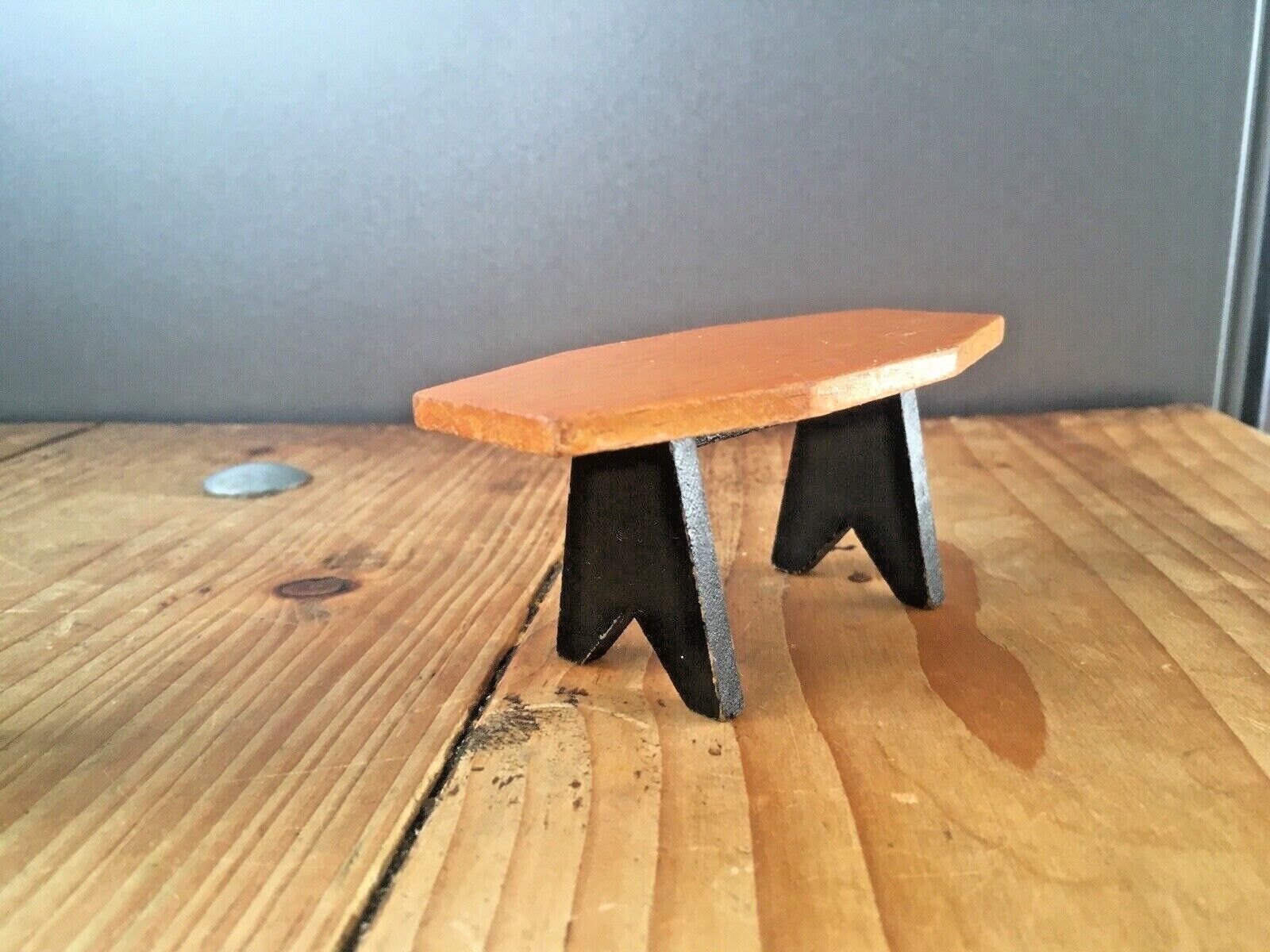 Rare Miniature Mid Century Salesmans Sample Wooden Sideboard Coffee Table Tv Set photo Home Decor